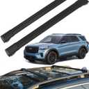 Ultra-Quiet Low-Profile Roof Rack Cross Bars for Ford Explorer 2020-2026 | FelicValo 300lbs All-Metal Heavy Duty Crossbars, Aluminum Roof Rails, Lock-Free Design