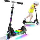ANHAO Electric Scooter for Kids Ages 6-12 (Mainly 6-10), Kids Electric Scooter with Adjustable Height, Kick Scooter for Kids up to 110 Lbs, up to 6Mph