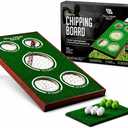 Palladium Golf Chipping Game Board - Solid Wood Golf Game Cornhole Set