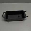 Lodge Cast Iron Loaf Pan 8.5x4.5 Inch, Black