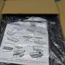 7 code Large Dish Drying Rack for Kitchen Counter, Detachable Large Capacity Dish Drainer Organizer, 2-Tier Dish Racks with Utensil Holder, Black