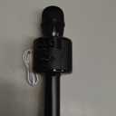 BONAOK Karaoke Microphone for Kids & Adults - Bluetooth Microphones Singing Mic with Disco Lights, Echo Effect, Built-in Speaker Portable Karaoke Player for Party Travel Gifts Q78(Black)