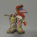 Military Uniform Boots Hat Ornament 2025 Veteran Ornament US Army Ornaments for Christmas Tree Military Christmas Ornaments Tactical Soldier Patriotic Decorations Army Gifts for Veteran (A1)