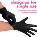 Colortrak Disposable Powder Free Vinyl Gloves, Single-Use, Latex-Free, Powder Free, Ambidextrous, 1 Pack, M