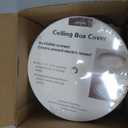 CP3540 Ceiling Cover Plate, Round Electrical Box Cover - 5 Pcs