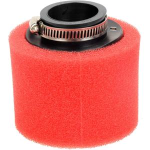 HIAORS 38mm Foam Sponge Air Filter for KLX BBR Apollo RFZ Thumpstar Braaap Atomic DHZ SSR 70cc 110cc Tao Tao Hellcat Coolster 125cc 140cc Lifan YX Zongshen Lifan X15 X18 DBX125 CRF Pit Dirt Bike Red