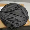 Wakeman Pop Up Changing Tent, 3.3 x 3.3 x 6.2ft, Camping Shower Tent for Portable Toilet Stall or Dressing Room with Carry Bag for Camping, Beach, or Tailgate, Polyester (Black)