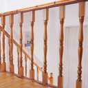 Baby Gates for Stairs with Banister, Guard Safety Net for Baby, 10ft x 3ft Stair Railing Mesh Barrier for Kids, Cats, Dogs, Child Safety Rail Guard - Dark Brown