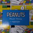 Peanuts Throw Blanket cartoon theme