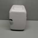 CROWNFUL Mini Fridge, 4 Liter/6 Can Portable Cooler and Warmer Personal Refrigerator for Skin Care, Cosmetics, Beverage, Food,Great for Bedroom, Office, Car, Dorm, ETL Listed (White)