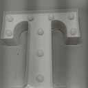 HXWEIYE Light Up Letters T, LED Marquee Letters Light Sign 26 Alphabet and 10 Number Big Lights Letter for Party Birthday Bar Battery Powered Christmas Decor Letter Lights (Warm White) (8.5 Inch)