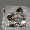 Pack Of 2 DDazzling Glitter Cheetah Print Ears Headband with Leopard Face Stickers for Halloween Animal Cosplay