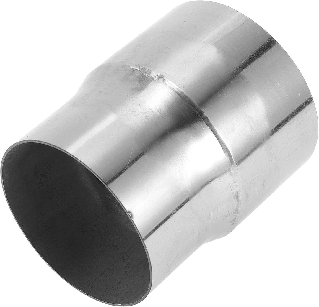 Motoforti 3.15" OD to 3.5" OD Mandrel Exhaust Pipe Adapter Concentric Reducer Car Exhaust Pipe Tubing Piping Adapter 4inch/100mm Length T304 Stainless Steel Silver Tone