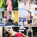 Runhit Women's Workout Biker Shorts - 3"/5"/8" High Waisted Tummy Control Spandex Booty Shorts for Volleyball Gym Yoga Dance (M)