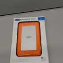 LaCie Rugged Mini, 2TB, 2.5 inches, Portable External Hard Drive, External Storage, for PC and Mac, Shock, Drop and Pressure Resistant, Hard Drive, 2 Year Rescue Services (LAC9000298)