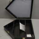 Baseball Display Case Large, Baseball Holder Shadow Box for 12 Baseball Display, HD Acrylic Front UV Protection,Wooden Frame for Collecting Autographed Balls Exquisite Souvenirs