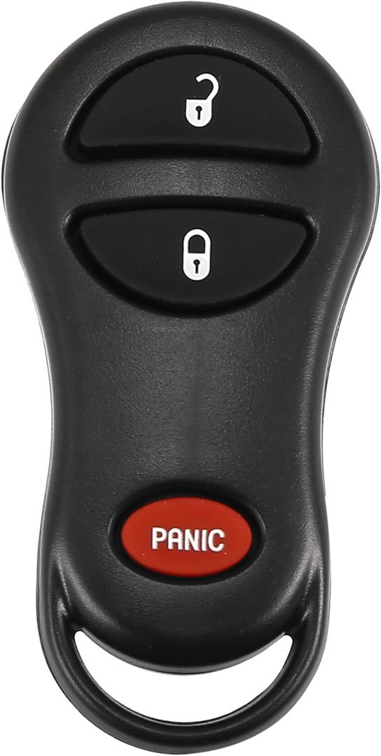 X AUTOHAUX GQ43VT9T 315MHz Replacement Keyless Entry Remote Car Key Fob for Dodge for Ram 1500 2500 3500 1999-2002 for Durango Dakota 1999-2000 3 Buttons 56045497