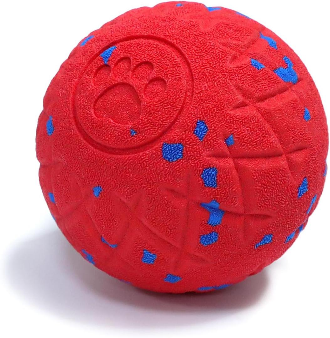 SCHITEC Interactive Dog Toy Ball  Automatic Moving & Bouncing Balls for Large Dogs, Rechargeable Motorized Dog Ball, Stimulating Pet Toy for Active & Bored Medium Large Dogs (Red)