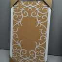 Juvale Decorative Cork Bulletin Boards for Walls (10 x 24 in) - White Frame Pin Board for Office, Bedroom & Room Decor