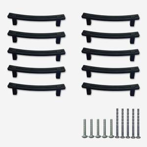 Kitchen Cabinet Hardware Handle, a Set of 10 Bags, Metal Handle is Suitable for cabinets, Drawers, etc