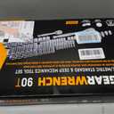 GEARWRENCH 76 Pc. 1/4" & 3/8" Drive 12 Pt. Standard & Deep Mechanics Tool Set, SAE/Metric - 80948