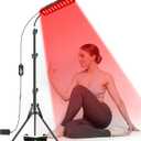 Red Light Therapy Lamp, Infrared Light Therapy with Stand - 660nm Redlight and 850nm Near Infrared Light Device for Body Pain Relief Skin Care