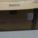 Sunco 6 Pack Black Exit Signs With Emergency Lights, Two Adjustable LED Lights, 94V-0 Fire Resistant, Backup Battery, 120-277V, Wall Or Ceiling Mount, Commercial Grade UL.