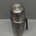 THERMOS Stainless King Vacuum-Insulated Beverage Bottle, 68 Ounce, Matte Steel