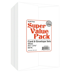 Super Value Card/Envelope Pack 4x5 50 pcs Pack Of 5