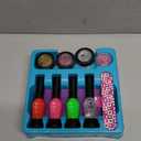 Nail Art Studio for Girls - Birthday Gift - Nail Polish Kit for Kids Ages 7-12 Years Old - Girl Gifts Ideas - Gift Set - Girly Stuff - Polish, Pens, Glitter, Stickers, Gems, Filer - 8 9 10 11 12 Year