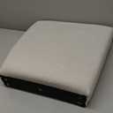 COLAMY Upholstered Parsons Dining Chairs Set of 2, Fabric Dining Room Kitchen Side Chair with Nailhead Trim and Wood Legs - Beige