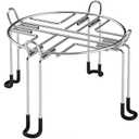 Gravity-Fed Water Filter System Stand, Detachable Stainless Steel Stand Compatible with Berkey Water Filter System Countertop, 9.25" Diameter by 5.9" Tall