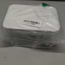 Wipes Dispenser, One-Handed Operation Wipe Holder for Baby & Adult, Seal-Designed Wipes Container for Bathroom Keep Diaper Wipes Fresh (White)