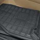 powoq Cargo Mat Compatible with 2018-2025 Jeep Wrangler JL Unlimited 4 Door Backrest Mat Trunk Mat TPE Replacement for 18-25 Jeep Wrangler JL 4X4 Accessories (Fit 18-25 JL 4X4,Trunk Mat+Backrest Mat)