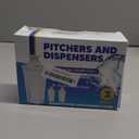 Water Filter Replacement for Brita Water Pitchers and Dispensers, Classic 35557, Ob03, Mavea 107007 and More, Reduce Chlorine and Bad Taste, Lasts Two Months or 40 Gallons, Includes 3 Filters