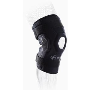 DonJoy Performance Bionic Knee Brace  Hinged, Adjustable Patella Support, Lateral / Medial Ligament (ACL, MCL, LCL), Meniscus, Knee Sprains for Soccer, Basketball, Skiing, Hockey, Running, Water Sports (Medium, Black)