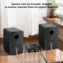 Saiyin Passive Bookshelf Speakers, 2-Way Passive Speakers, 3.5" Woofer & Silk Horn Tweeter, 60Hz Bass for Home/Office/Theater Pair (Needs Amplifier or Receiver to Operate)