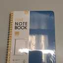 Taja Lined Spiral Journal Notebook for Women & Men, 140 Pages, College Ruled Hardcover Notebook for Work & Note Taking, Journals for Writing, A5(5.7" x 7.9") Azure Blue