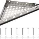 Floating Corner Shower Bench Kit-Customizable Appearance Corner Bench Seatin (leg12 x12 xHypotenuse17)