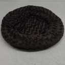 Heated Cat Beds for Indoor Cats Warming Cat Beds Super Soft Machine Washable Thermo Kitty Electric Heating Bed 19 Inches Round (Light-Grey)