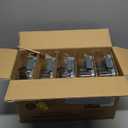 VERONES 5 Pack Glass Meal Prep Containers 3 Compartment Set, 36OZ Airtight Glass Lunch Containers, Glass Food Storage Containers with Lids, for Microwave, Oven, Freezer & Dishwasher Friendly, Grey