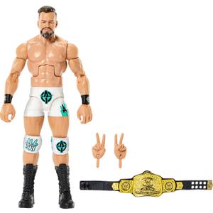 Mattel WWE Elite Action Figure & Accessories, Series #121, 6-inch Collectible Austin Theory with 25 Articulation Points & Swappable Hands