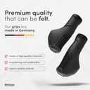 Wittkop Bike Grips With Innovative 3-Zone Design Made in Germany - Ergonomic Non-Slip Comfort and EFC Zones for Optimized Grip & Comfort - Handlebar