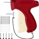 Mr. Pen- Price Tagging Gun, Hangtag Attacher with 1000 Black and 1000 White, 2" Long Barbs Fasteners and 5 Needles, Red & White, Retail Pricing Tag Gun for Stores Consignment Garage Yard Sale