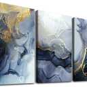 Abstract Wall Decor for Living Room Bedroom Wall Art, Ink painting Wall Artworks Hang Pictures for Office Decoration, 12x16inch/Piece, 3 Panels Home Posters
