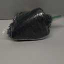 Plush Donut Pet Bed, Round Fluffy Calming Dog Cat Bed, Pink Shaggy Faux Fur, Comfortable Cushion for Small Medium Pets (Black, Diameter 50cm)