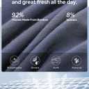 BAMBOO COOL Womens Underwear, Moisture-Wicking Briefs, Soft and Breathable Panties, Mid Waist, 5-Pack (L)