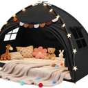 Bed Tent Twin Full Size Bed Tent for Kids Foldable Bunk Canopy Tents Privacy Space Blackout Toddler Sleeping Tents Breathable Portable Cottage Drafty Room for Indoor Bedroom