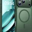TOCOL for iPhone 17 Pro Case, Compatible with Magsafe Charger, Full Camera Protection, Translucent Matte Phone Case for 17 Pro 6.3 inch (Alpine Green)