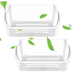 240324502 Frigidaire Refrigerator Door Bin-2Packs lfss2312tf0 Door Bin Compatible for Crosley,Frigidaire,Kenmore Refrigerator Door Shelf bin/Frigidaire 240324502/Refrigerator Door Bin 240324502-MIFLUS
